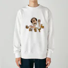 きもオジＳＨＯＰのなにちてんオジサン Heavyweight Crew Neck Sweatshirt