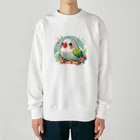 ぷっくりショップのオカメインコちゃん Heavyweight Crew Neck Sweatshirt