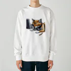 RaVaの犬と猫 Heavyweight Crew Neck Sweatshirt