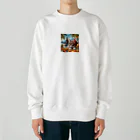 jkmurataの旅大好きなカッコいいねこがバリ島でのんびり Heavyweight Crew Neck Sweatshirt