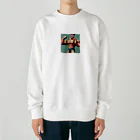 nakasato442のマッチョのドット絵６ Heavyweight Crew Neck Sweatshirt