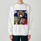 patroom(柄)のうさぎタウン Heavyweight Crew Neck Sweatshirt