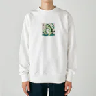 bigbamboofamilyの河童！？ Heavyweight Crew Neck Sweatshirt