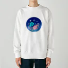 もふもふ堂の魚座 Heavyweight Crew Neck Sweatshirt