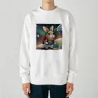 うさぎやの宇宙を旅するうさぎ2 Heavyweight Crew Neck Sweatshirt