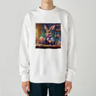 うさぎやのバーテンダーのうさぎ2 Heavyweight Crew Neck Sweatshirt