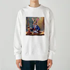 うさぎやの裁判官のうさぎ3 Heavyweight Crew Neck Sweatshirt