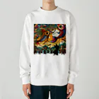 yos-1292583のカープさいしん Heavyweight Crew Neck Sweatshirt