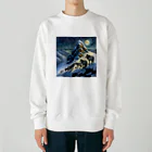 DREAMHOUSEの雪山のオオカミの群れ Heavyweight Crew Neck Sweatshirt