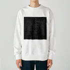 Isaiah_AI_Designの黒板の数字 Heavyweight Crew Neck Sweatshirt