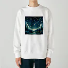 ほっこり絵音舎のほしのおともだち Heavyweight Crew Neck Sweatshirt