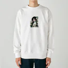 AQUAMETAVERSEの百合に囲まれた、娘　なでしこ1478 Heavyweight Crew Neck Sweatshirt