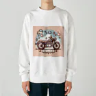 the blue seasonの夢のバブルライド Heavyweight Crew Neck Sweatshirt