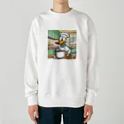 pandaman0303のアヒルシェフ Heavyweight Crew Neck Sweatshirt