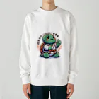 Mushikingの武道カメ Heavyweight Crew Neck Sweatshirt