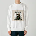 the blue seasonのヴィンテージの魅力: 再考されたレトロな乗り物 Heavyweight Crew Neck Sweatshirt