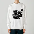 MistyStarkの黒人のトランぺッター Heavyweight Crew Neck Sweatshirt