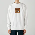 yosshiyyのぶさかわ猫 Heavyweight Crew Neck Sweatshirt