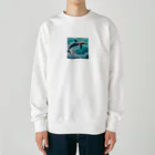 sora377の水中のバレリーナ、イルカ Heavyweight Crew Neck Sweatshirt