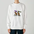 ぱぐもどきの2人乗りのふたり Heavyweight Crew Neck Sweatshirt