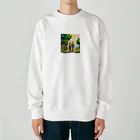 kichamanの散歩デート Heavyweight Crew Neck Sweatshirt