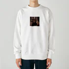 neYunのゴスロリ姉妹はお揃いのクマさん達と一緒にお出かけ Heavyweight Crew Neck Sweatshirt