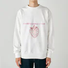 納豆ごはんのA mouthful of strawberries is so sweet! Heavyweight Crew Neck Sweatshirt