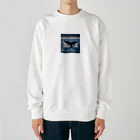 てぃっちゃんのクジラの尾 Heavyweight Crew Neck Sweatshirt