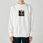 てぃっちゃんの恐竜　 Heavyweight Crew Neck Sweatshirt