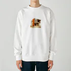 Buildingsの廃墟 3 Heavyweight Crew Neck Sweatshirt