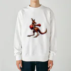 癒し系グッズのカンガルー Heavyweight Crew Neck Sweatshirt