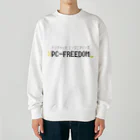 💻ⓅⒸ🄵🅁🄴🄴🄳🄾🄼＠なんちゃってエンジニアリング。のPC-FREEDOM Official グッズ Heavyweight Crew Neck Sweatshirt