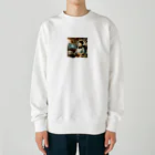 Jindyblogの働いたら負け（充実） Heavyweight Crew Neck Sweatshirt