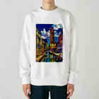 GALLERY misutawoのイタリア ヴェネツィアのサン・バルナバ橋 Heavyweight Crew Neck Sweatshirt