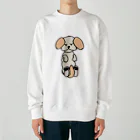 チワシーのくるみの眠いときに触らないでほしいワン（チワシー） Heavyweight Crew Neck Sweatshirt