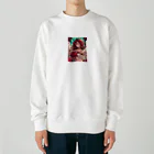 AQUAMETAVERSEのバラ好きの女性　なでしこ1478 Heavyweight Crew Neck Sweatshirt