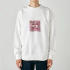 ‪︎‬♥︎sumin‪︎‬♥︎のいちごなうさぎ Heavyweight Crew Neck Sweatshirt