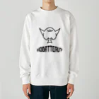 MtDesignShopのHOBATTERU?(黒) Heavyweight Crew Neck Sweatshirt