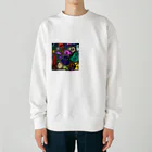 アニマルずのカラフル王国 Heavyweight Crew Neck Sweatshirt