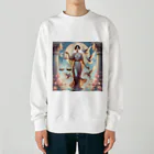 われらちきゅうかぞくのLibra 天秤座 Heavyweight Crew Neck Sweatshirt