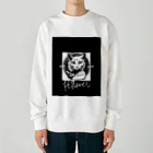 SERIY_SHOPの勇敢な猫戦士 Heavyweight Crew Neck Sweatshirt