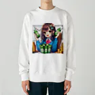 BURABOの魅力的な美少女がNISAで投資 Heavyweight Crew Neck Sweatshirt