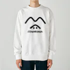 .COWABUNGA.の.COWABUNGA. ベーシックロゴ（黒） Heavyweight Crew Neck Sweatshirt