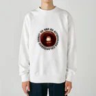 ソルグラフィコ(社員)のカロリーゼロ理論(ドーナツ) Heavyweight Crew Neck Sweatshirt