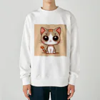 yos-1292583のねこニコばん Heavyweight Crew Neck Sweatshirt