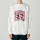 🐻 kumahana 🌷の🌸🍡🍵 Heavyweight Crew Neck Sweatshirt