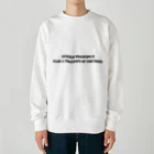muscle_0419のMuscle training is also a training of the mind. Heavyweight Crew Neck Sweatshirt