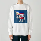 happiness_shopの２０２４　フィリピンキャラの決定版 Heavyweight Crew Neck Sweatshirt