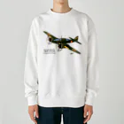 NYAO_AVIATIONの百式司令部偵察機III型 独立飛行第18中隊「虎部隊」機 Heavyweight Crew Neck Sweatshirt