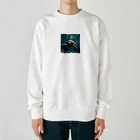 MK76のウミガメ Heavyweight Crew Neck Sweatshirt